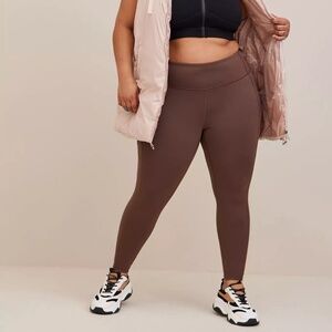 Torrid TRU Active Full Length Legging Plus Size 1 Brown Patina